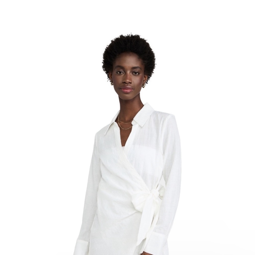Onia white long sleeve cover up like New Small.